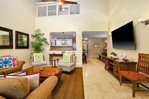 Open living allows for a great space to host.