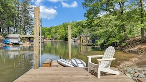 Private Dock with Swim Area