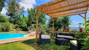 Activities, Amenities, Balcony / Terrace / Patio, Building Exterior, Facilities, Garden, Living Room, Main Entrance, People, Pool, Spring, Summer, Wellness