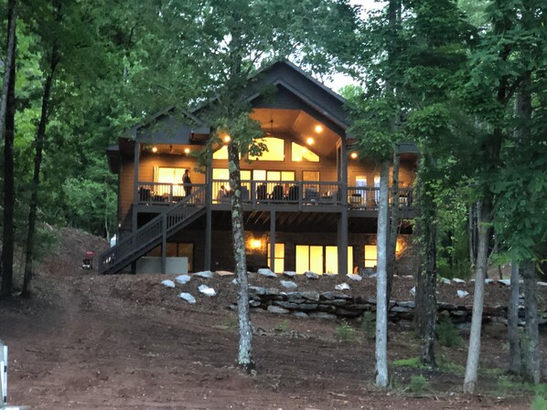 View from the back