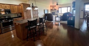 With 2200 square feet of space, this unit is idea for small or large groups.