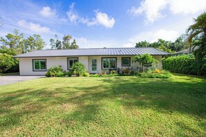 Home Exterior | Spacious Yard | Private Pool | Furnished Patio