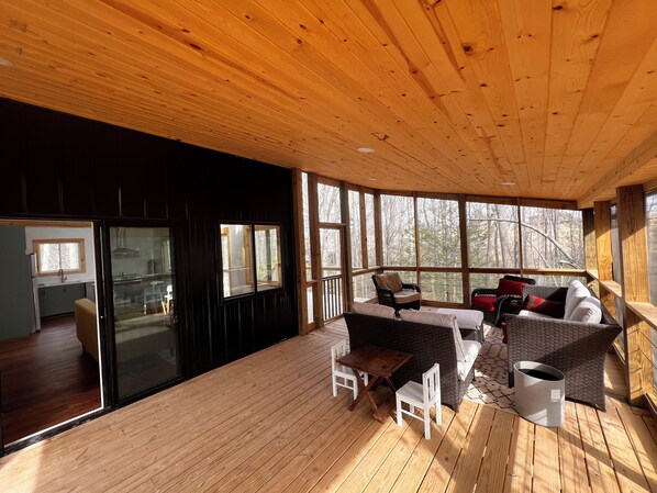 Generous Screened In Porch