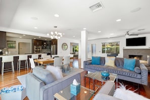 Living Room is Bright and Spacious