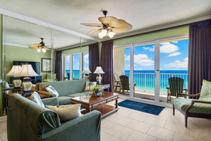 family and friends' living area with breathtaking ocean views!