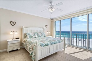 Gulf front master bedroom
