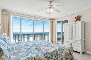 Gulf front master bedroom