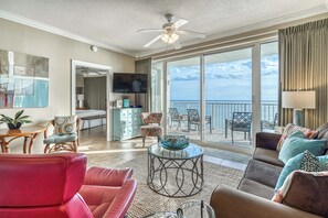 Gulf front living room