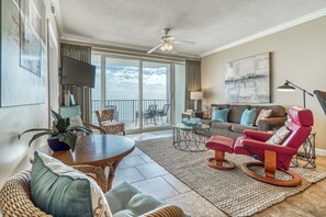Gulf front living room