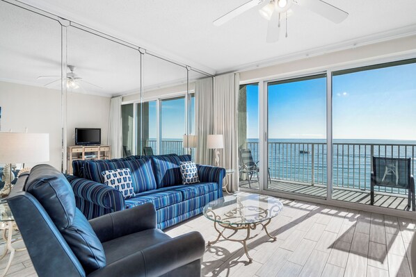 Gulf front living room