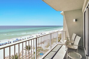 Private balcony overlooking the gulf