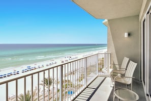 Private balcony overlooking the gulf