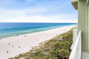 View from the private balcony