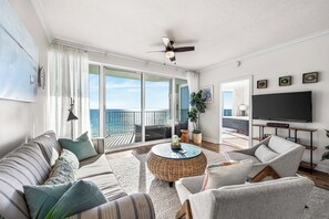 Gulf front living room