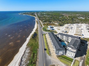 A quick stroll across the street takes you to soft sands and refreshing waves.