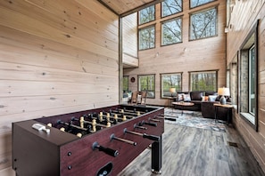 Mountain Bliss' foosball table
