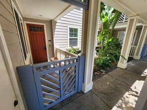 Ground floor unit entrance