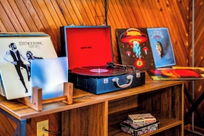 Listen to our Vinyl Record Collection with our Vinyl / Bluetooth Record Player!