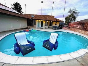 Floaties may be different from photo because they are being replaced often