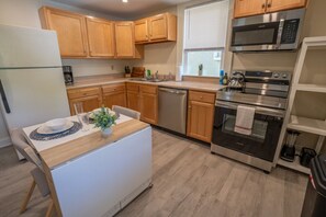 Unlock culinary adventures in our fully stocked kitchen
