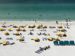 umbrella rentals on the beach