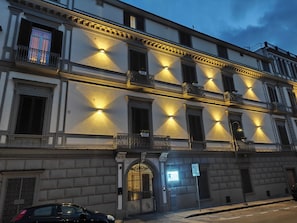 Front of property – evening/night