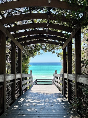 Entrance to one of the many beach accesses.