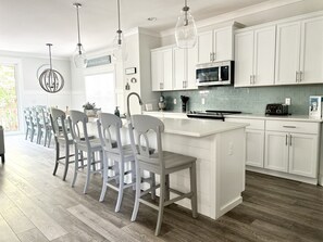 Kitchen with Counter Seating 