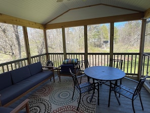 Screened in porch