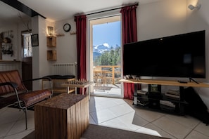 Vue depuis le canapé - Salon - Le Mas des Vigne