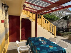 Terrasse abritée