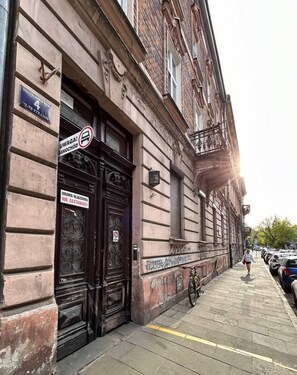 Overnatningsstedets facade