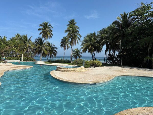 Ocean front pool