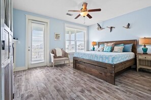 Main bedroom located upstairs with attached bath
