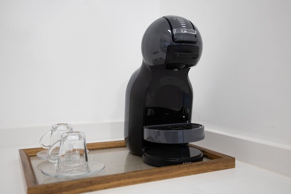 Kaffe och/eller kaffebryggare