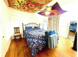 California KING size bed! Super comfy mattress with foam mattress on top 