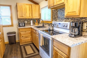 Upstairs kitchen