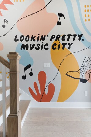 #Musiccity mural as you enter the home (125 Lucile)