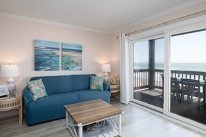 Oceanfront views from the Living Room