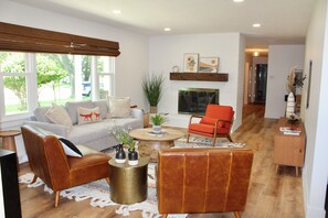 living room. House all on one floor.