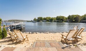 20' private waterfront area. Dock installed after photo was taken. 