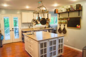 Elevate your cooking journey at our well-appointed kitchen.