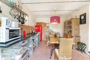 Kitchen and dining area