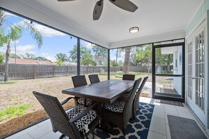 Enjoy an outdoor meal with the family