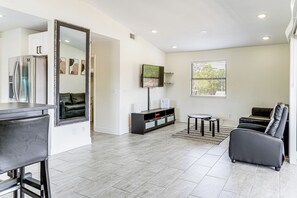 Living Room | Full Sleeper Sofa | Central A/C & Heating