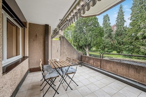 A stunning view in our balcony perfect for a cup of tea or a glass of wine