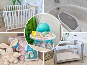 Baby Gear set included with your stay!
