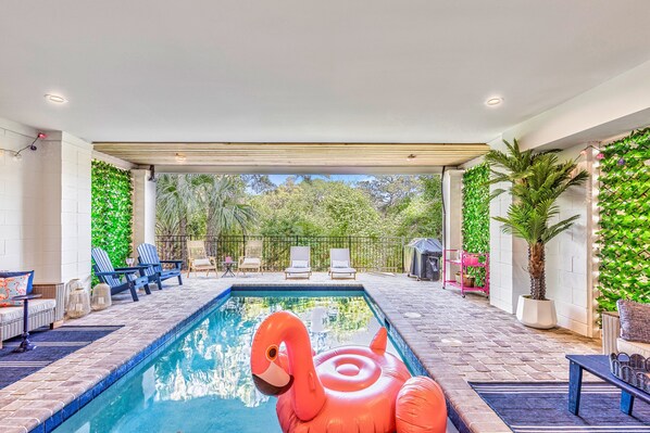Private and Fenced in Heated inground Pool with FREE Pool Heat!