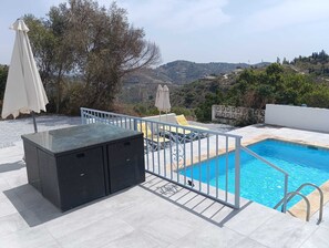 Terrace and pool