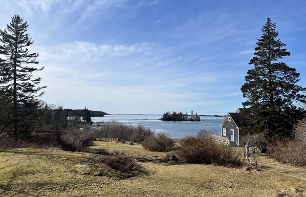 View from the deck on a winter day